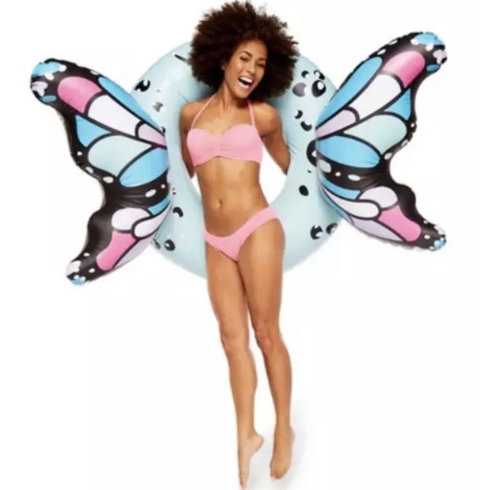 BigMouth Giant Butterfly Wings Swimming Pool Float Inflatable Cruise Beach 4’ 6”
